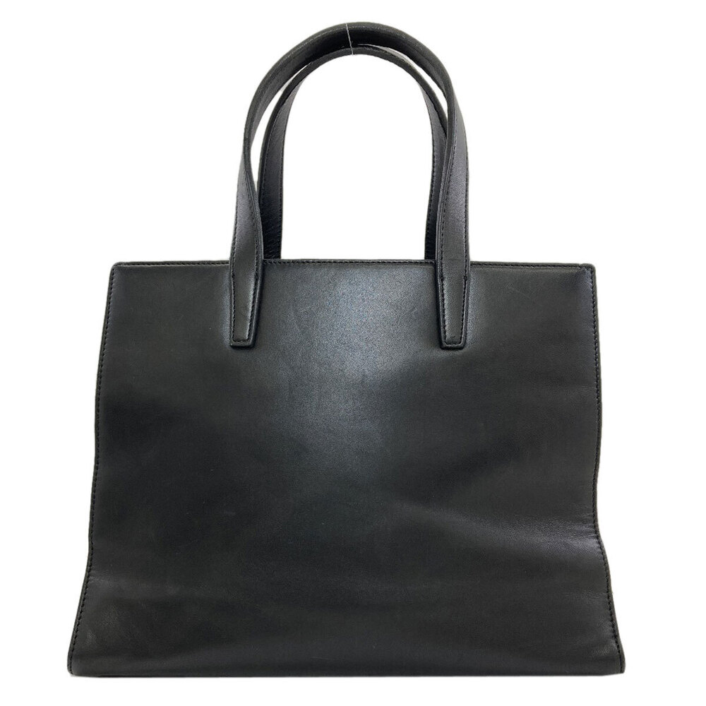 Loewe Lambskin Handbag Anagram 2way Black